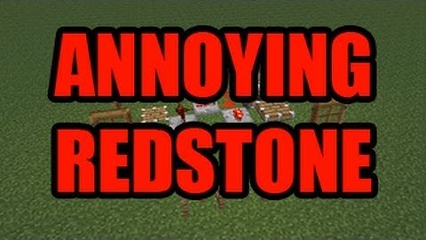 The Most Annoying Redstone Machine - Minecraft