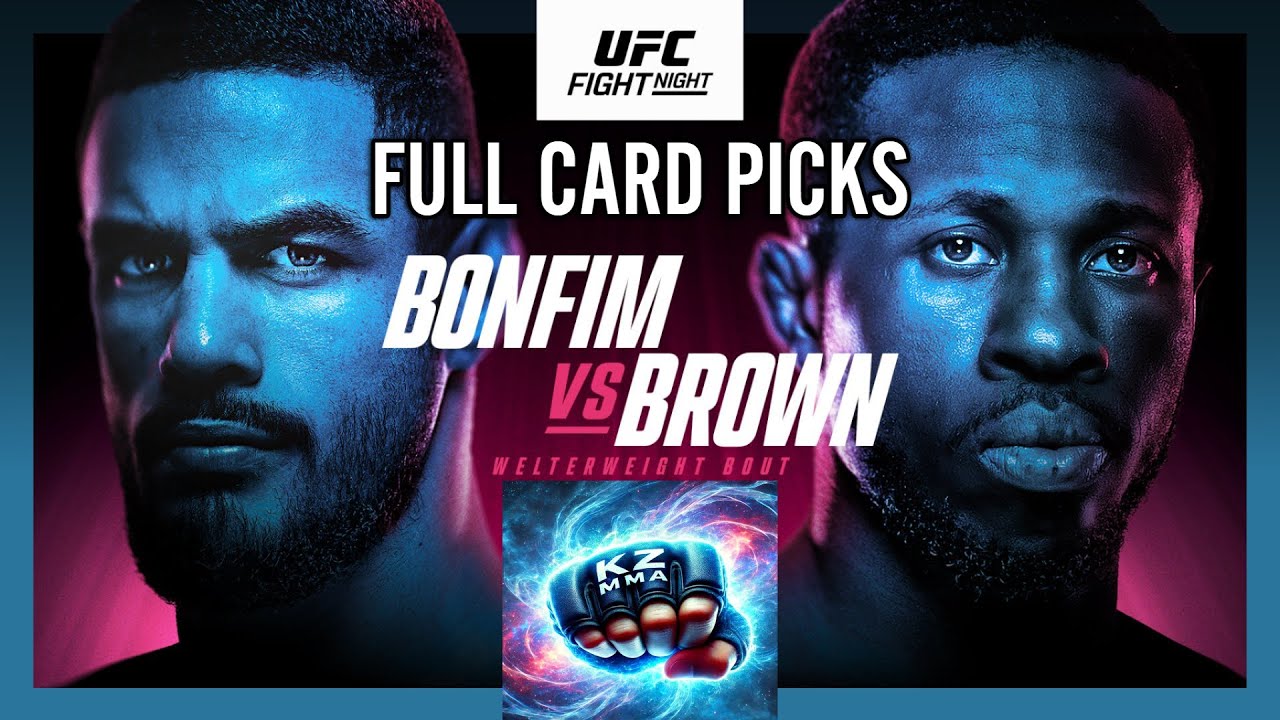 UFC Vegas 111 - Bonfim vs Brown Full Card Breakdown and Chat