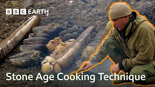 Ray Mears Cooks Seafood with Ancient Stone Age Method | Ray Mears' Bushcraft | BBC Earth Explore