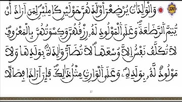 سورة البقرة حزب 4  واذكروا الله    قراءة سريعة للمراجعة برواية ورش على وقف الهبطي رحمه الله