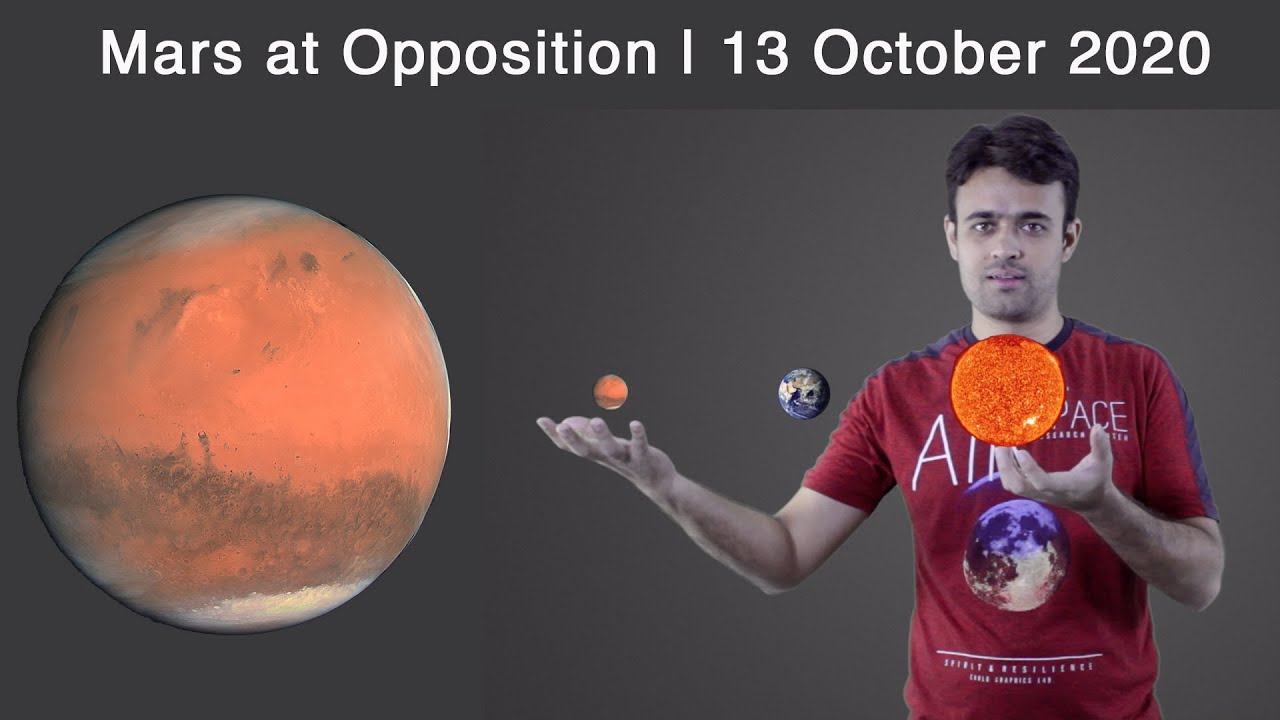 Mars at Opposition | 13 October 2020 | Mars closest approach | Learn with SPACE