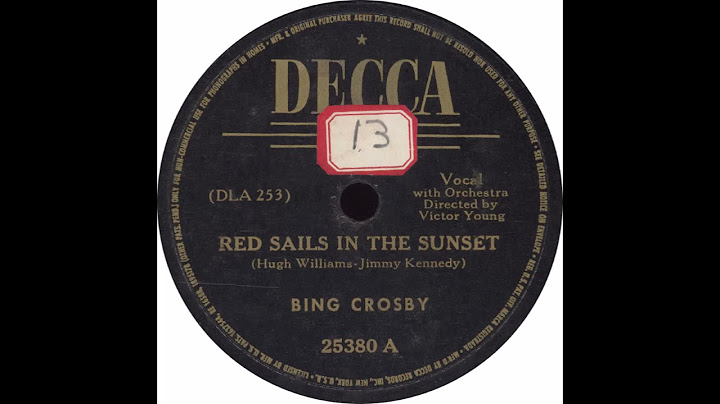 Red Sails in the Sunset TV show performance - TV Show performance video thumbnail