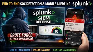 SOC Analyst Home Lab: Build a Mobile SOC with Splunk (Detect Brute Force in Real-Time)