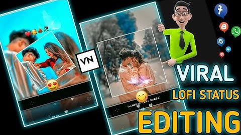 new lofi remix status video editing|vn video editing|lyrics video kaise banaye vn  #aarushpictures