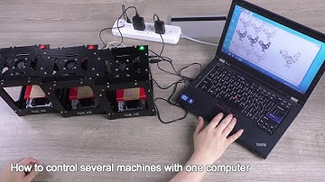 How to control several engraving machines with one computer | Model: NEJE DK 3000, NEJE DK 1000