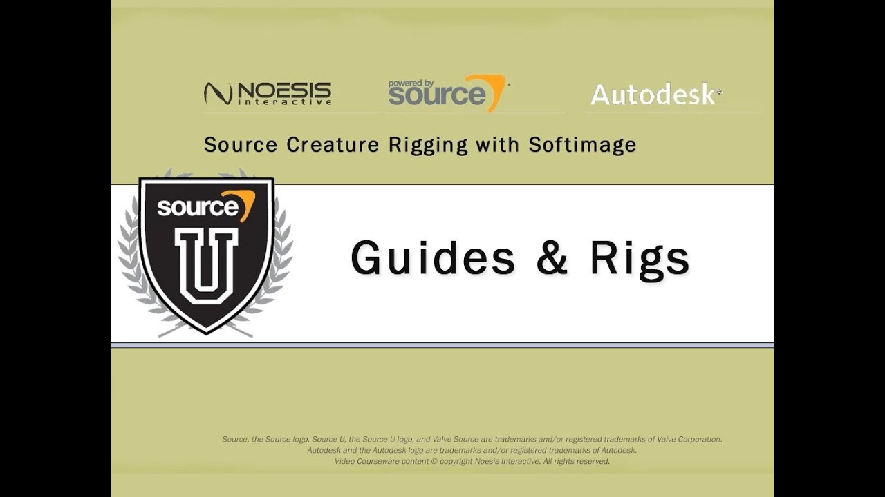 Source Creature Rigging with Softimage XSI 08: Guides and Rigs - YouTube