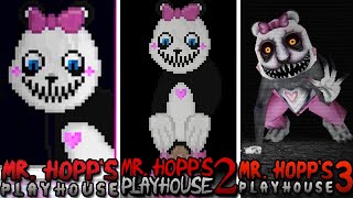Evolution of Miss Bo - Mr. Hopp's Playhouse VS Mr. Hopp's Playhouse 2 VS Mr. Hopp's Playhouse 3