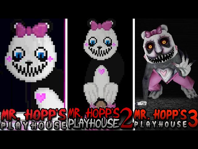Evolution of Miss Bo - Mr. Hopp's Playhouse VS Mr. Hopp's Playhouse 2 VS Mr. Hopp's Playhouse 3 class=