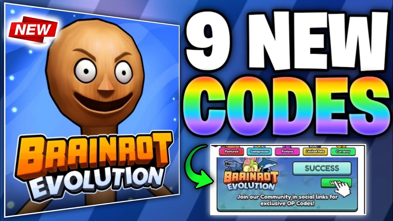 New ALL WORKING CODES For Brainrot Evolution 2026 Roblox Brainrot 