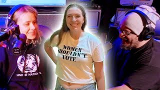 Sam Hyde asks Dasha of Red Scare Pod about fighting JustPearlyThings