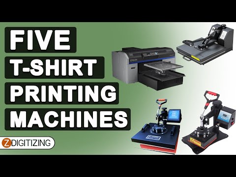 Top Five T-Shirt Printing Machines | Printing T-Shirt | Zdigitizing