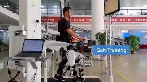 Gait training robotics
