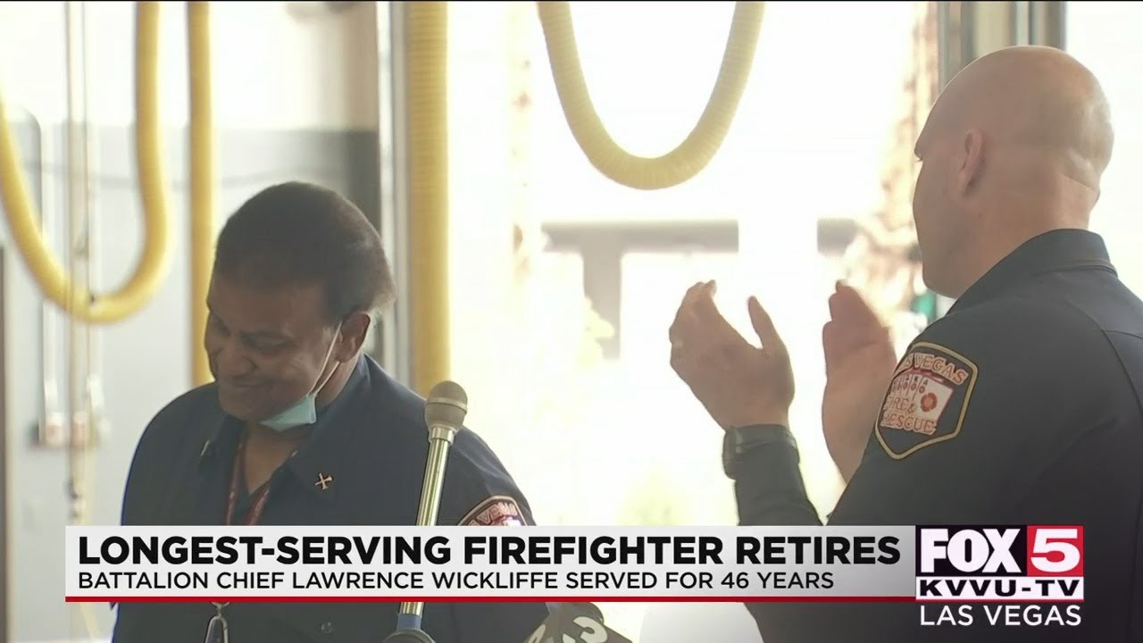 Las Vegas longest-serving firefighter retires