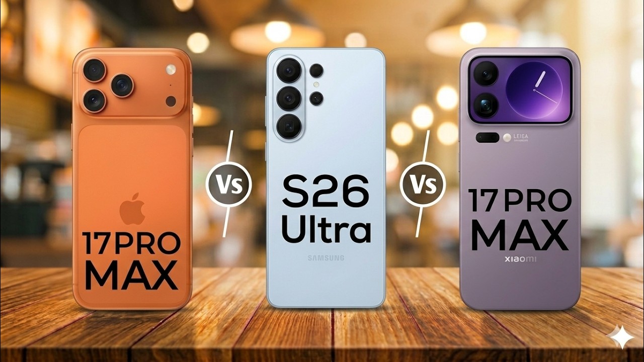 iPhone 17 Pro Max vs Samsung S26 Ultra vs Xiaomi 17 Pro Max | Ultimate Flagship Comparison 2026