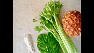 AGUA FRESCA DE NOPAL, PIÑA Y APIO ¡¡*PREPARACIÓN*!!! rápida y deliciosa