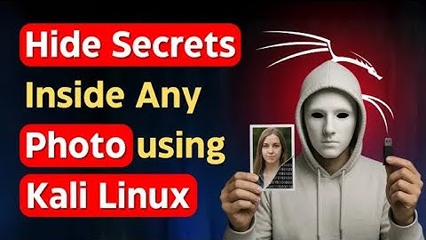 How to hide secret inside any photo using steghide in kali linux