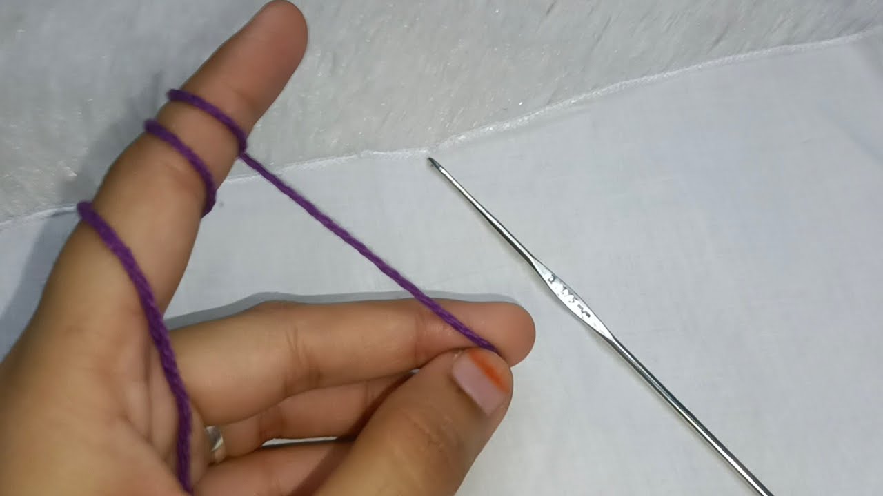 Crochet New Dupatta Border Lace, Easy Border Edging