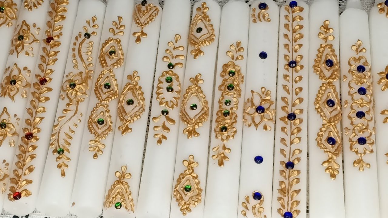 أشكال جديدة لرسم الشموع بطريقة مبدعة واحترافية