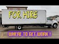 Getting work for your box truck