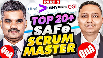 [Part 2] SAFe scrum master interview questions and answers ⭐ scrum master interview questions