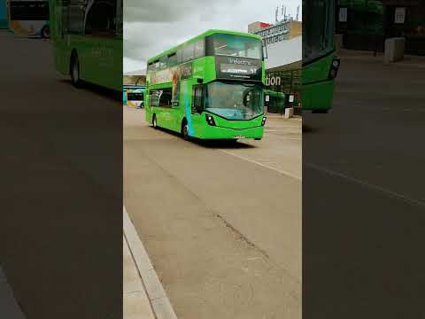 8002 BK73 ACY Wright Streetdeck Electroliner Arriva 51 to Braunstone