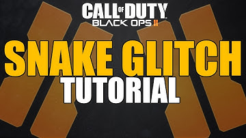 Black Ops 2 Glitches: Snake Glitch Tutorial