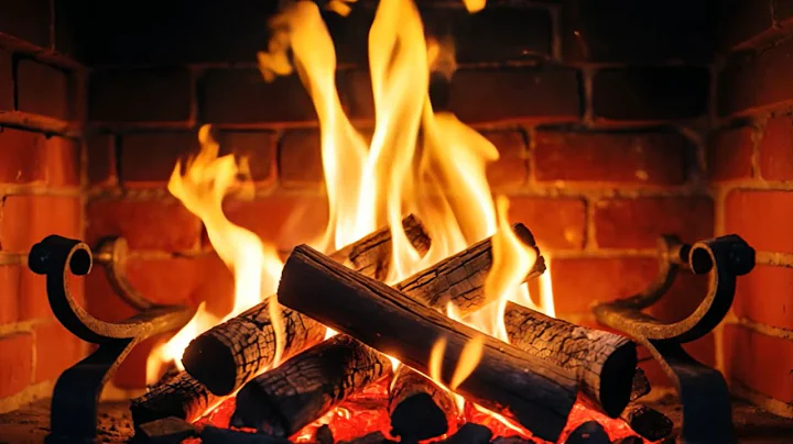 Golden Firelight for Cozy Nights – 12H Fireplace Ambience with Crackling Sounds and Gentle Flames