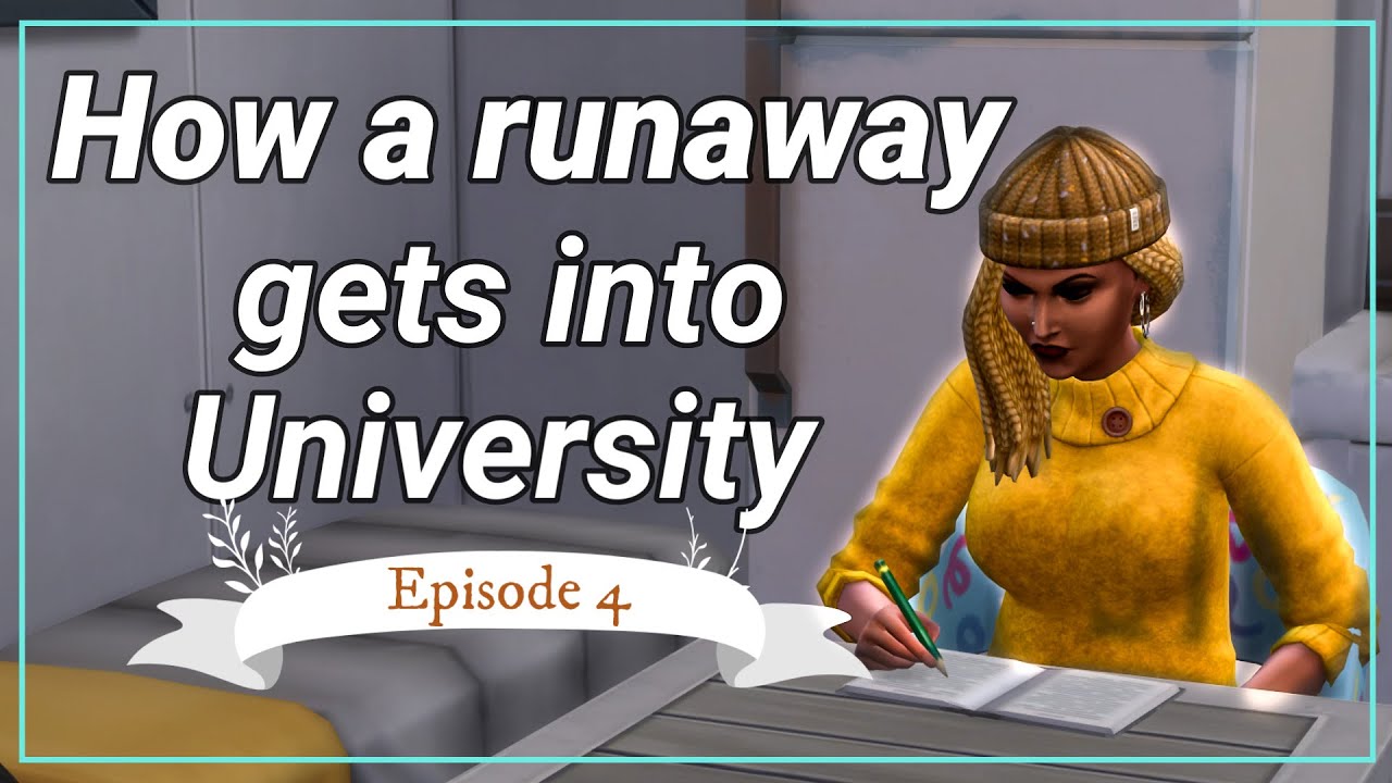 EP 4 University is calling Teen Rags to Riches Sims 4 YouTube