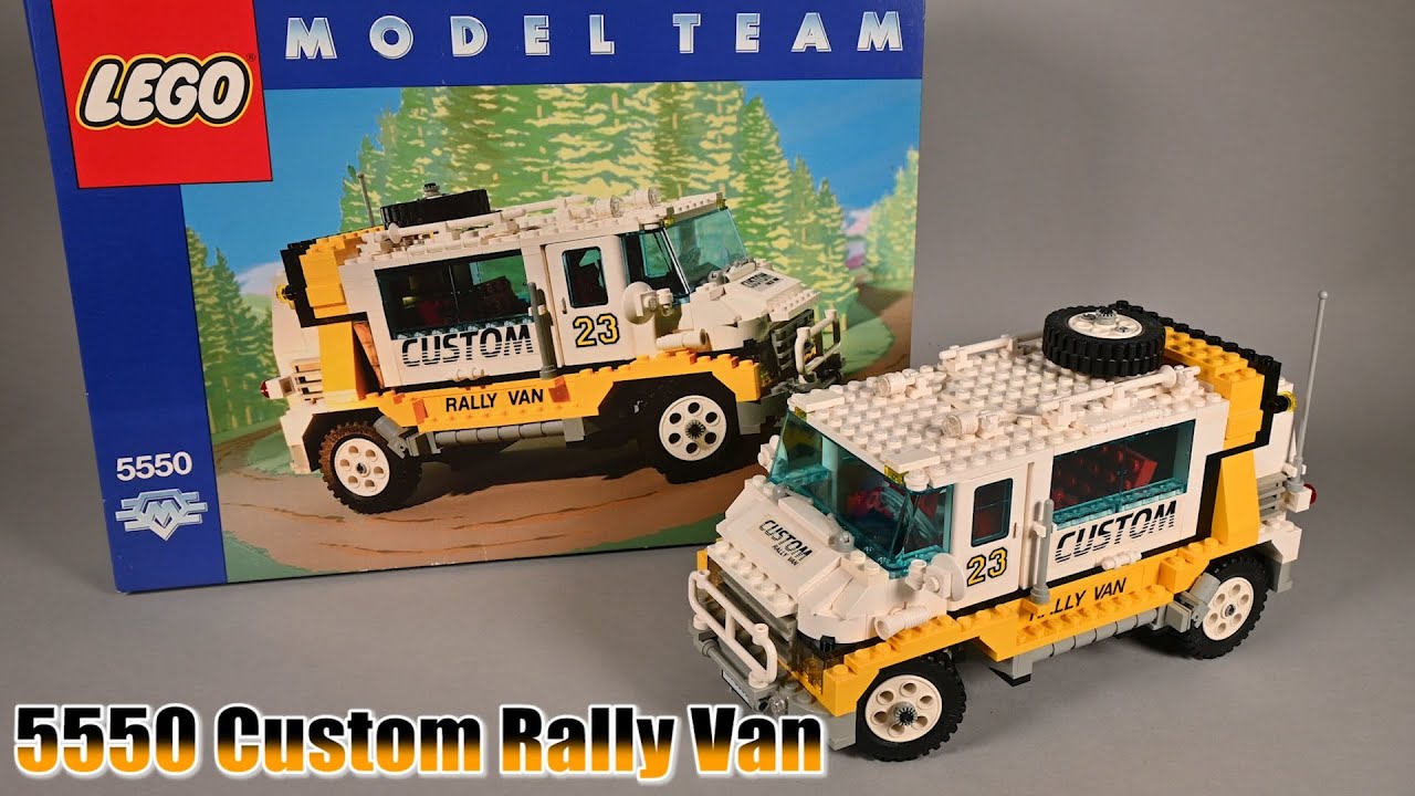 LEGO 5550 Model Team Custom Rally Van from 1991 - My Childhood Dream Set 