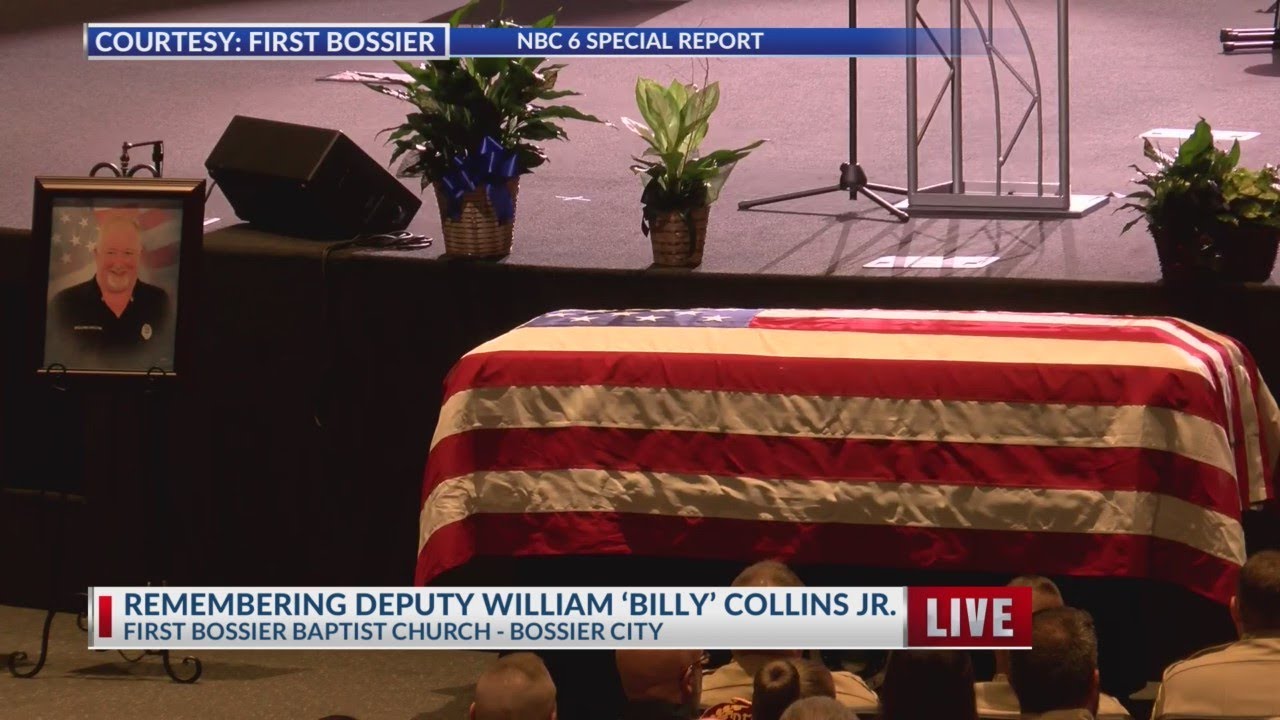 SPECIAL COVERAGE Memorial service for fallen Doyline officer William