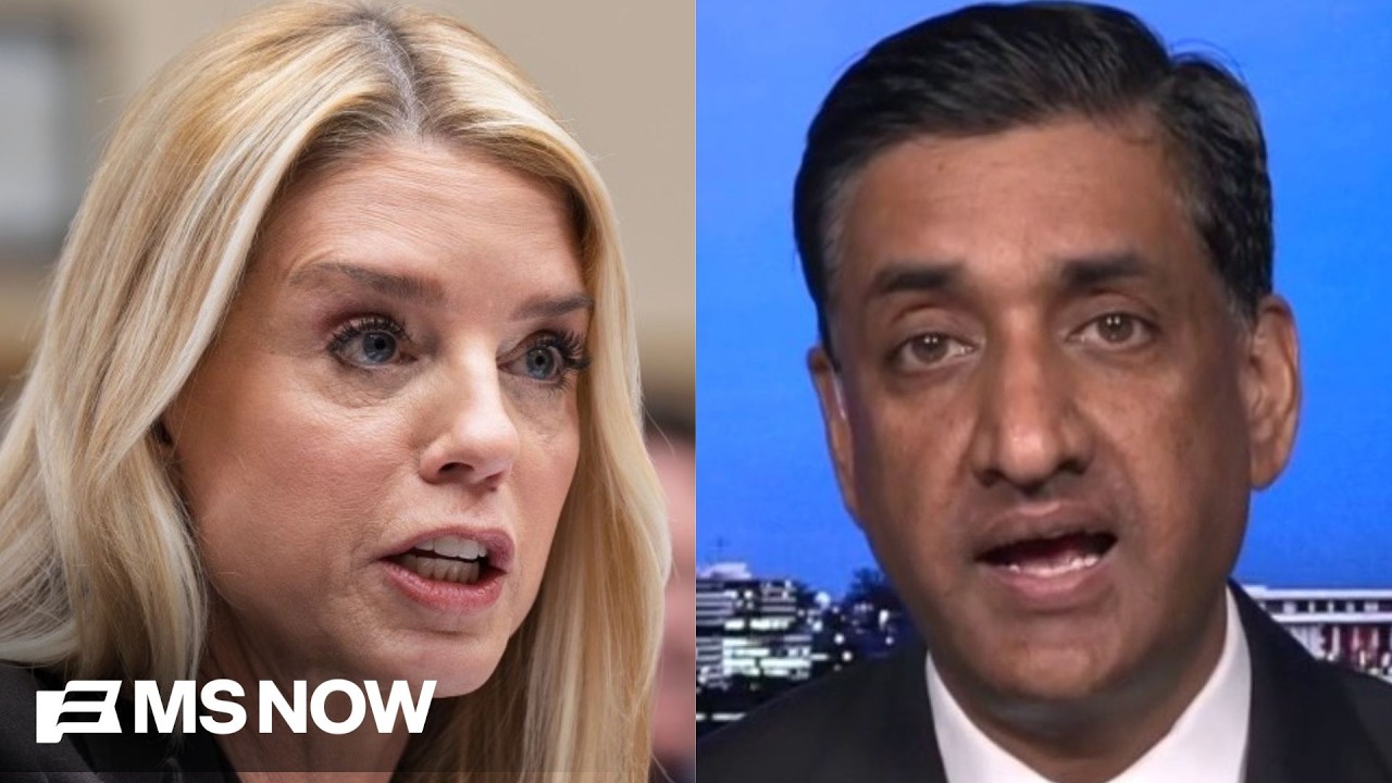 'Not confident we'll get answers': Rep. Khanna on Bondi's subpoena by House committee