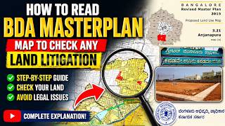 How to Check BDA Master plan for any Land Litigation