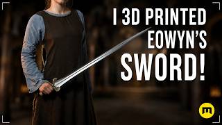 I 3D printed Eowyn's SWORD | Realistic Prop Process Explained | LOTR
