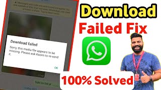How to fix whatsapp download failed || Sorry This Media File Appears To Be Missing Whatsapp Error screenshot 5