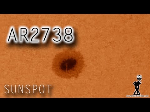 AR2738 Sunspot and Active Region