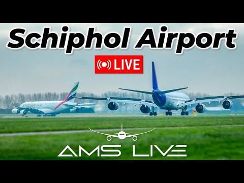 LIVE Schiphol Arrivals | RWY 18R: Full Quad Squad (A380, A340, B747) & Orange Pride | Sep 1, 2025