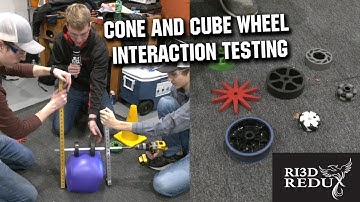 Cone and Cube Wheel Interaction Testing | Ri3D Redux 2023 | Charged Up