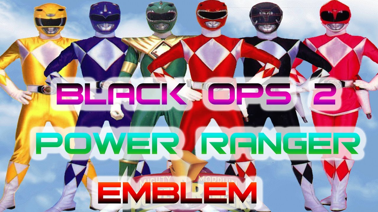 How to Make Power Rangers Emblem Black ops 2 Emblem Maker - YouTube