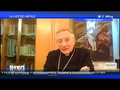 IL PATRIARCA MORAGLIA: «L'AUTONOMIA SIGNIFICA SOLIDARIETA' E SUSSIDIARIETA'» | 14/12/2022