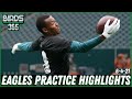 Philadelphia Eagles Practice Highlights | Devonta Smith Catch, Jalen Hurts & More | John McMullen