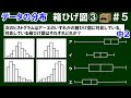 【中２数学 データの分布】＃５　箱ひげ図③　箱ひげ図とヒストグラムの関係性