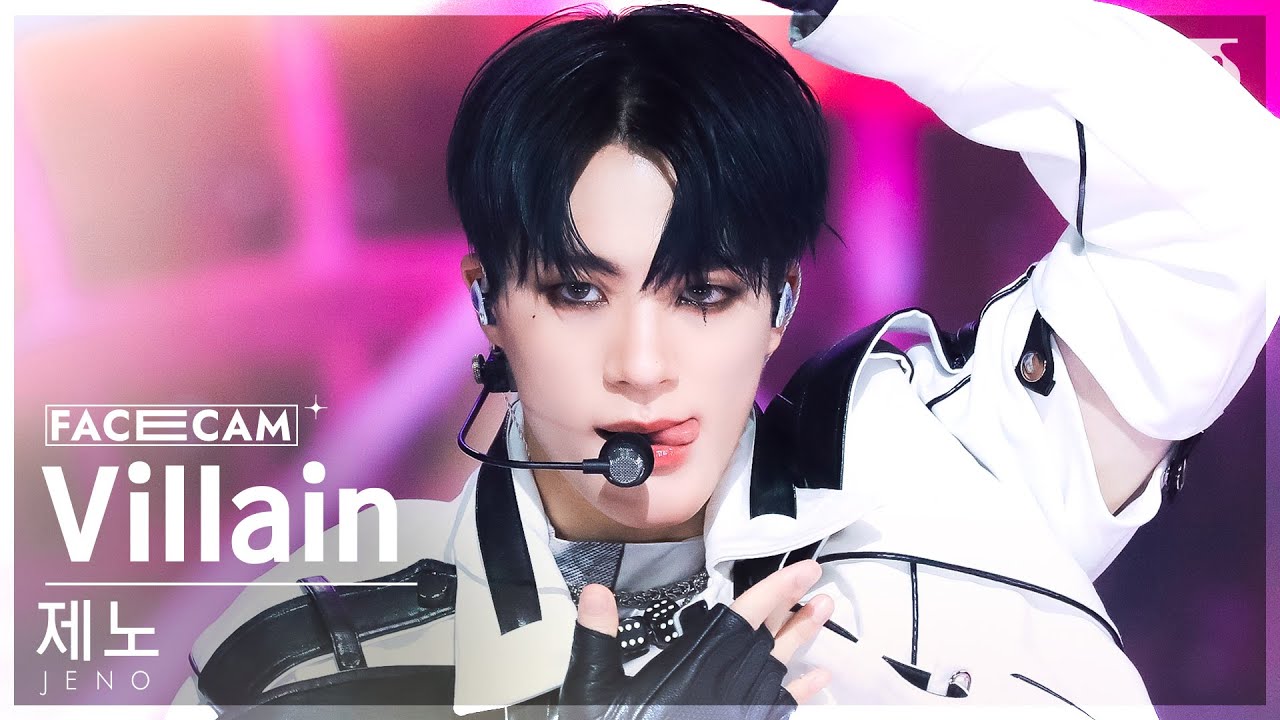 [페이스캠4K] 제노 'Villain (Feat. JENO of NCT)' (JENO FaceCam) @SBS Inkigayo 220904