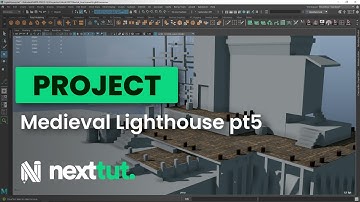 Maya Texturing Tutorial | Medieval Lighthouse Part 05