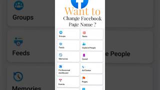 How to change Facebook Page Name ।। फेसबुक पेज का नाम कैसे बदलें।। #facebookpagenamechange