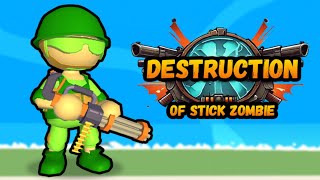 Destruction of Stick Zombie Gameplay