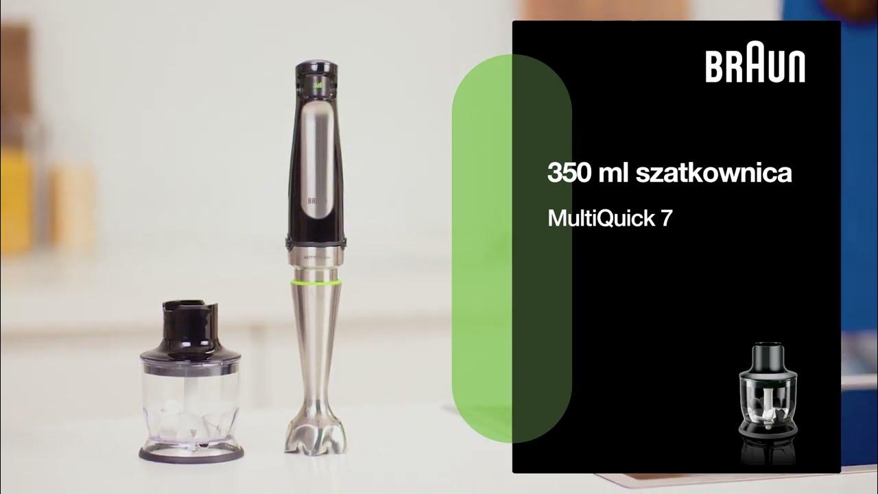 Akcesoria szatkownica 350 ml blender Braun MultiQuick 7 YouTube