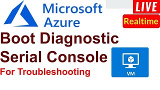 #Azure VM #Boot Diagnostic & Serial Console