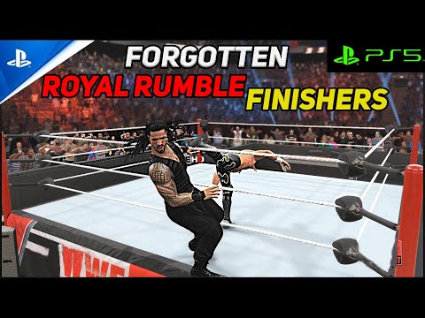 Forgotten Royal-Rumble Finishers! WWE 2K15 on PS5 (4K 60FPS)