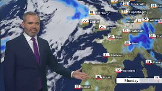 BBC Weather today in Europe - August 17th 2026