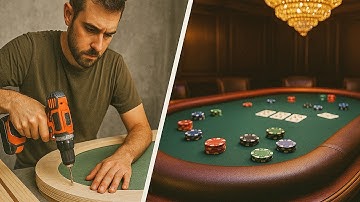 How Poker Tables Are Built (Start To Finish)